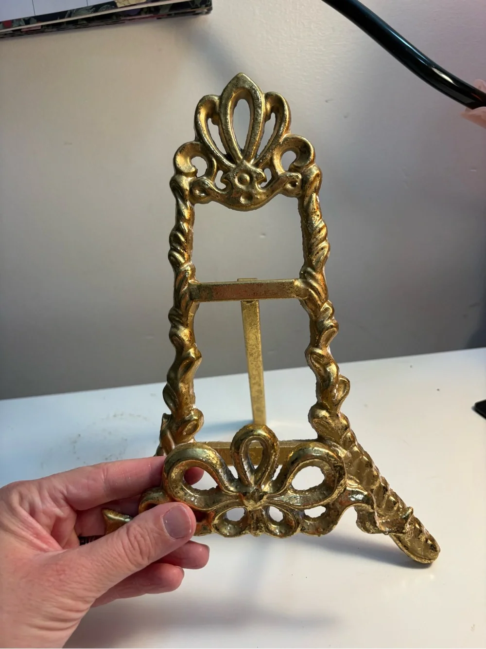 Michaels Gold Decorative Metal Display Easel